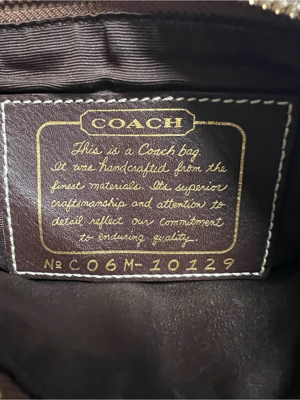 Coach Y2K Legacy Signature Canvas Leather Trim Messenger Crossbody Bag